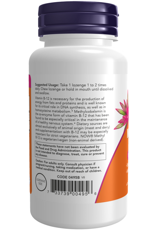 Metil B-12, 1000 mcg, 100 Pastilhas