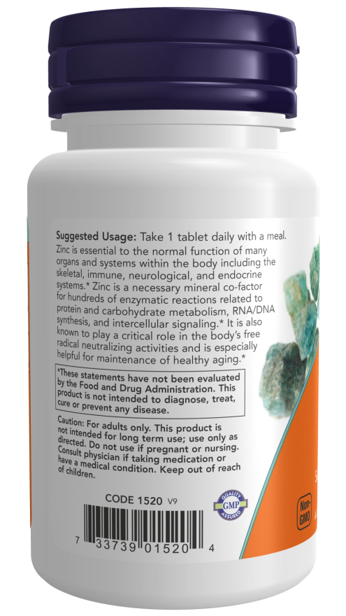 Zinco, 50 mg, 100 Tablets