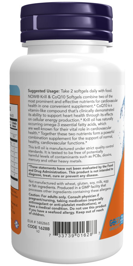 Krill e CoQ10, 60 Softgels