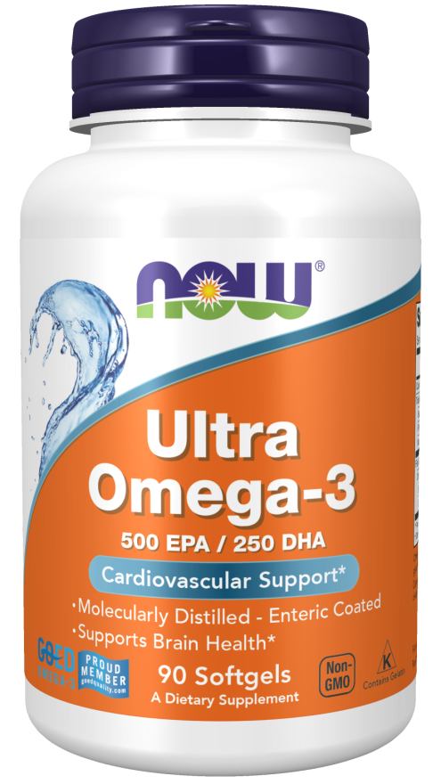 Ultra Ômega-3 (Gelatina Bovina), 90 Softgels