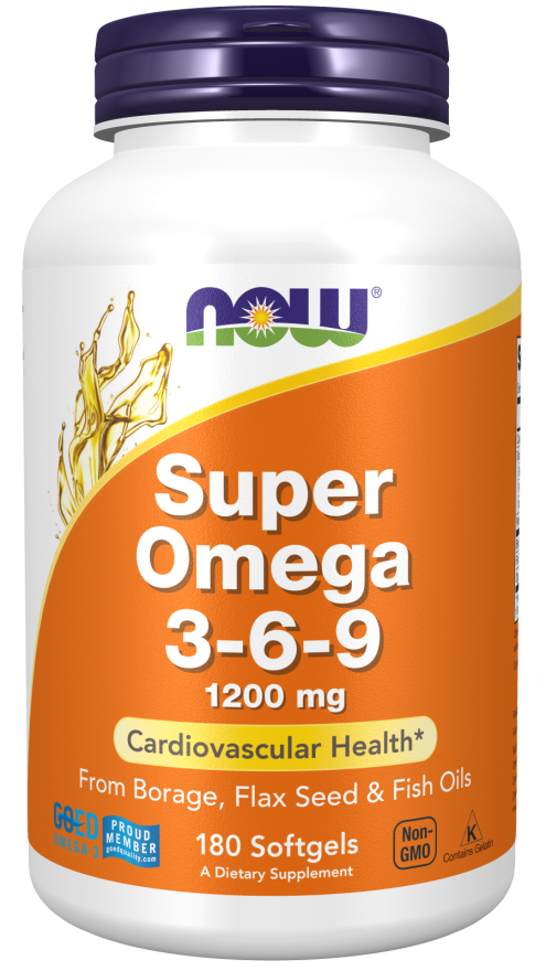 Super Ômega 3-6-9, 1200 mg, 180 Softgels