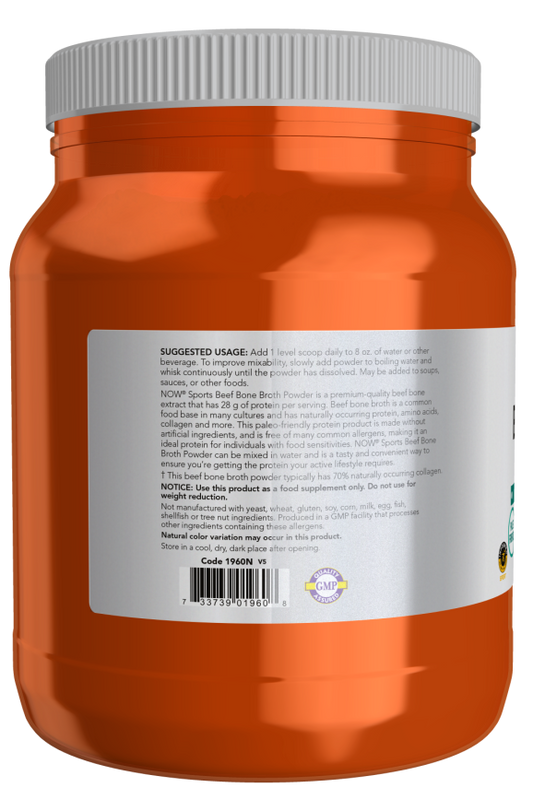 Bone Broth, Beef Powder, (544 g)