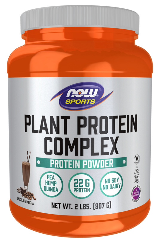 Complexo de Proteína Vegetal, Chocolate Mocha em Pó, (907 g)