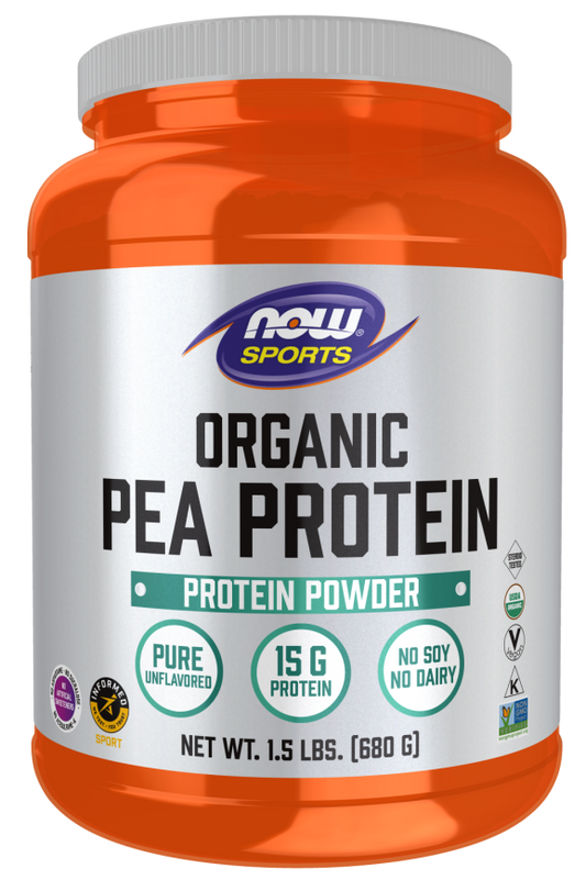 Proteína de Ervilha, Pó Orgânico, (680 g)