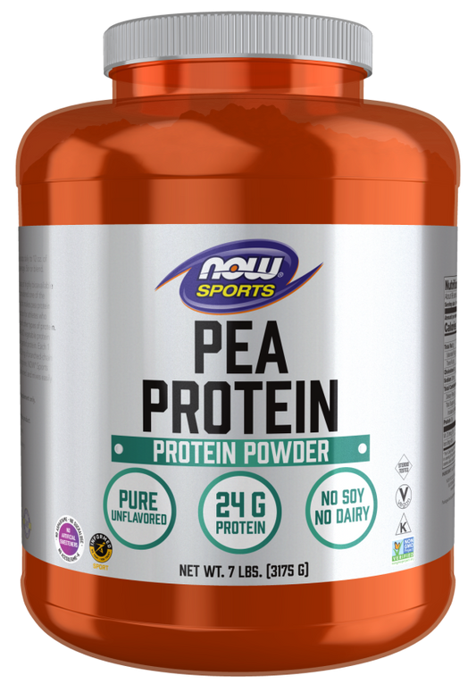 Proteína de Ervilha, Pó Puro sem Sabor, (3175 g)