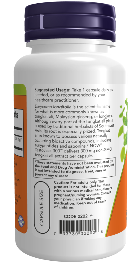 TestoJack 300™, 60 Cápsulas Vegetarianas