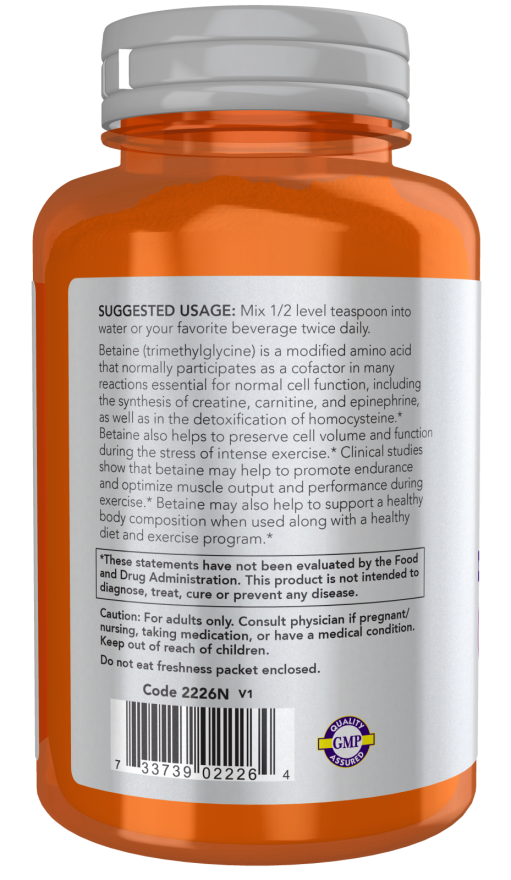 Betaína em Pó, ( 170 g)