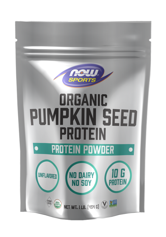 Proteína de Semente de Abóbora, Pó Orgânico, (454 g)