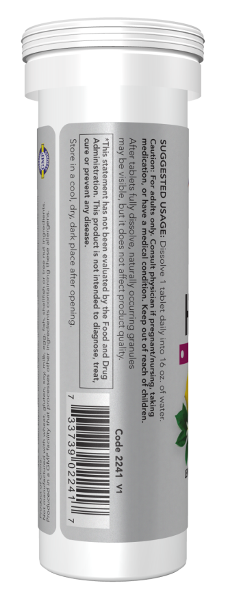 Tablets Efervescentes de Lima-limão Effer-Hydrate, 10 Tablets