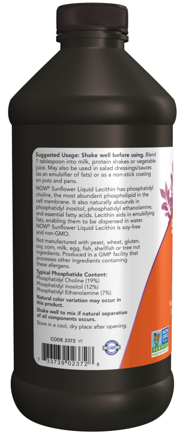 Lecitina Líquida de Girassol (473 ml)
