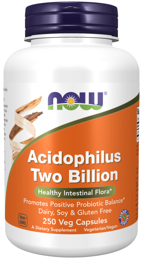 Acidophilus Two Billion, 250 Cápsulas Vegetarianas