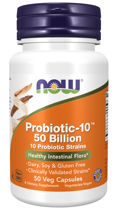 Probiotic-10™ , 50 bilhões, 50 Cápsulas Vegetarianas