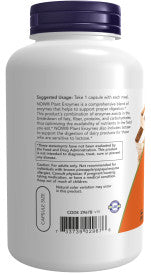 Enzimas Vegetais, 240 Cápsulas vegetarianas