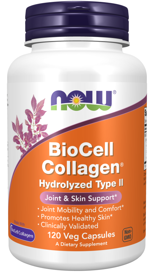 BioCell Collagen®, Hidrolisadas Tipo II, 120 Cápsulas Vegetarianas