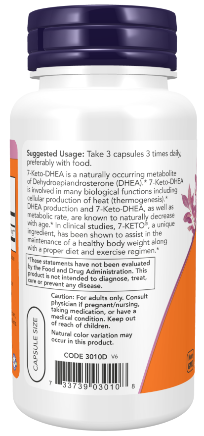 7-KETO®, 25 mg, 90 Cápsulas Vegetarianas