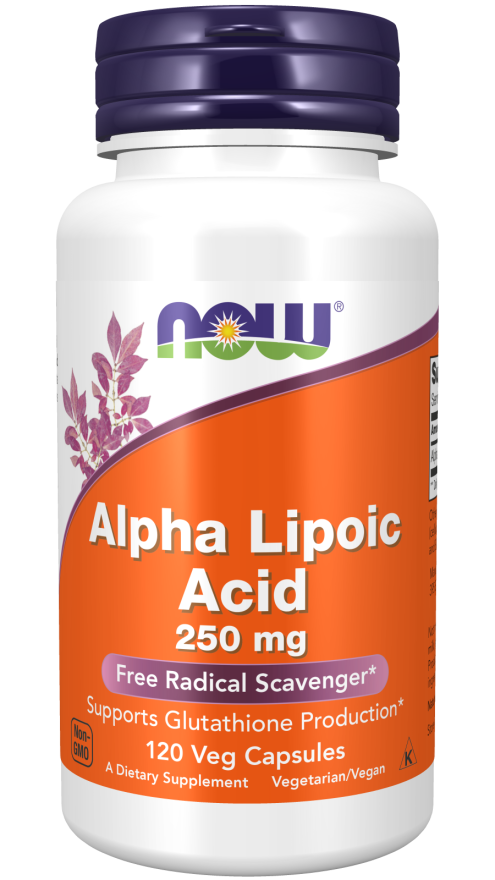 Ácido Alfa Lipóico, 250 mg, 120 Cápsulas Vegetarianas