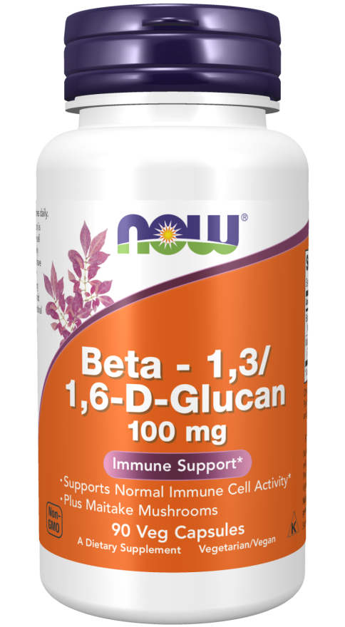 Beta 1,3/1,6-D-Glucan, 100 mg, 90 Cápsulas Vegetarianas