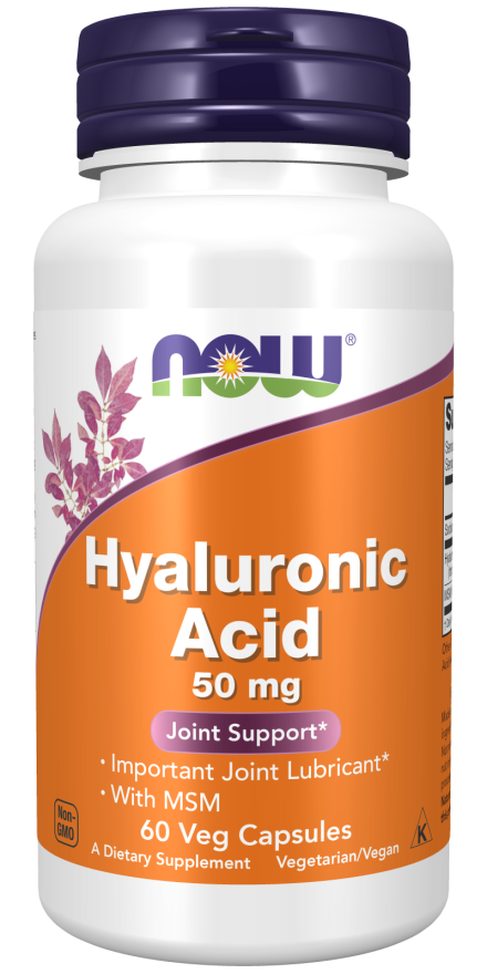 Ácido Hialurônico, 50 mg, 60 Cápsulas Vegetarianas