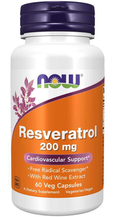 Resveratrol, 200 mg, 60 Cápsulas Vegetarianas