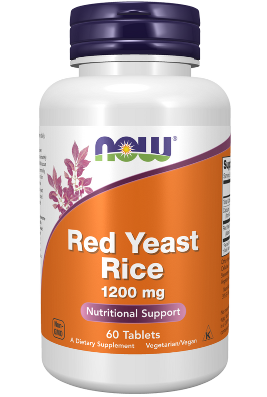 Arroz Fermentado Vermelho, 1200 mg, 60 Tablets