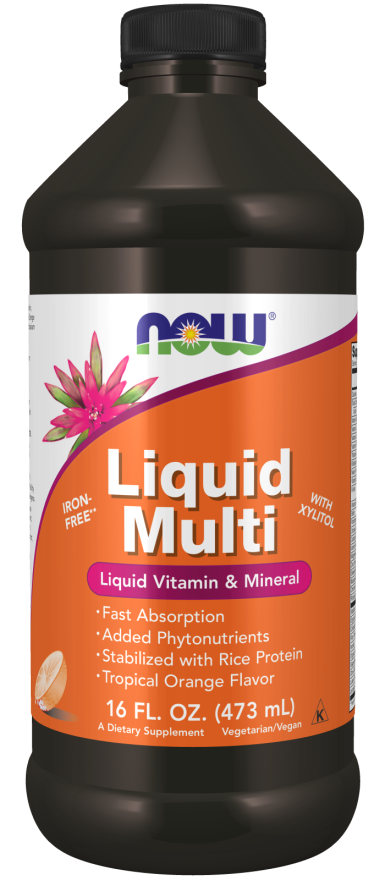 Multi Líquido, Sabor Tropical Laranja, (473 mL)