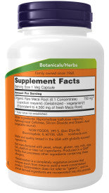 Raw Maca, 750 mg, 90 Cápsulas Vegetarianas