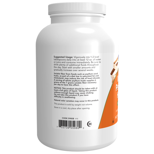 Cascas de Psyllium, Inteiras, (340g)