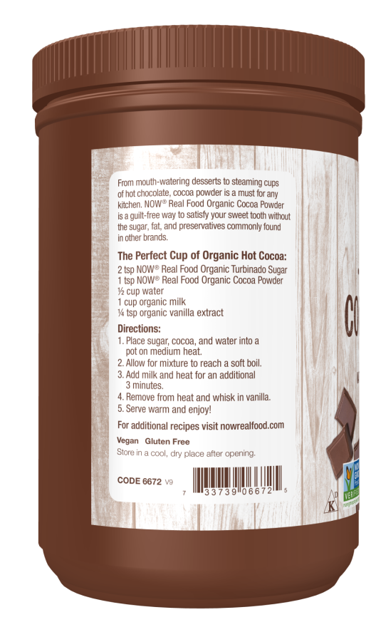 Cacau em Pó, Orgânico, (340 g)