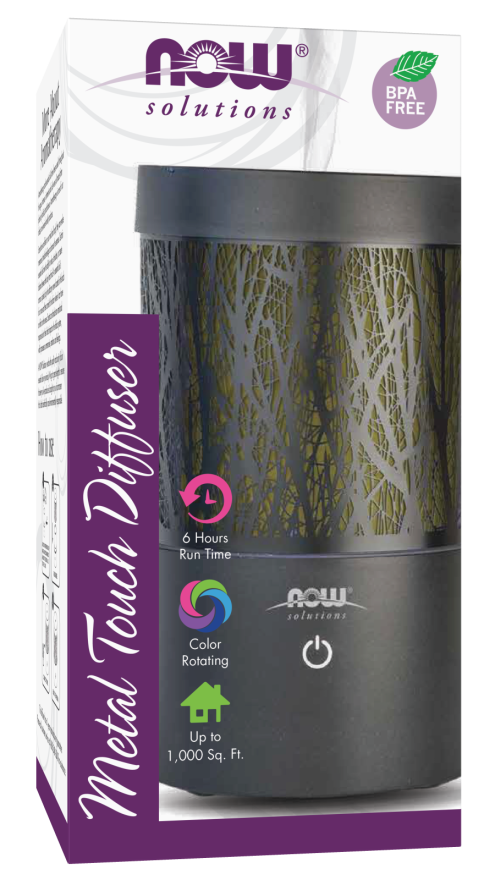 Difusor de Óleo Ultrassônico de Toque Metálico