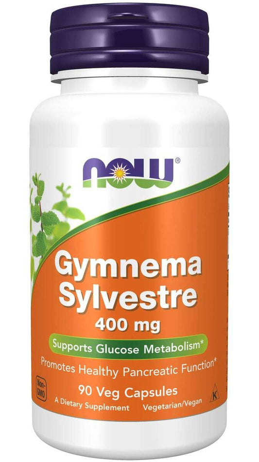 Gymnema Sylvestre 400 mg - 90 cápsulas vegetais-Now Foods-Gerenciamento De Glicose,Suplementos