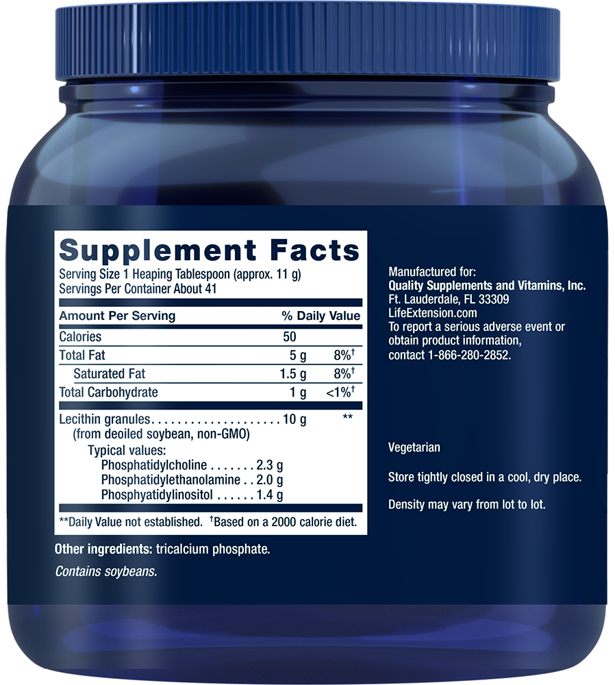 Lecithin, 454 gramas - newfoodsbr