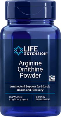 Arginine Ornithine Powder, 150 gramas - newfoodsbr