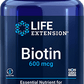 Biotin, 600 mcg, 100 Cápsulas - newfoodsbr