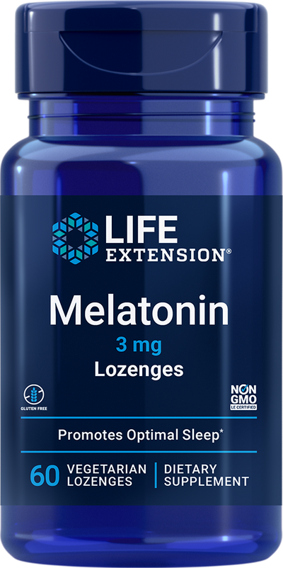 Melatonina, 3 mg, 60 pastilhas vegetarianas