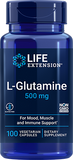 L-Glutamine, 500 mg, 100 Cápsulas Vegetarianas - newfoodsbr