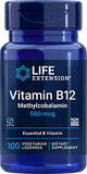 Vitamin B12 Methylcobalamin, 500 mcg, 100 vegetarian lozenges - Life Products Br
