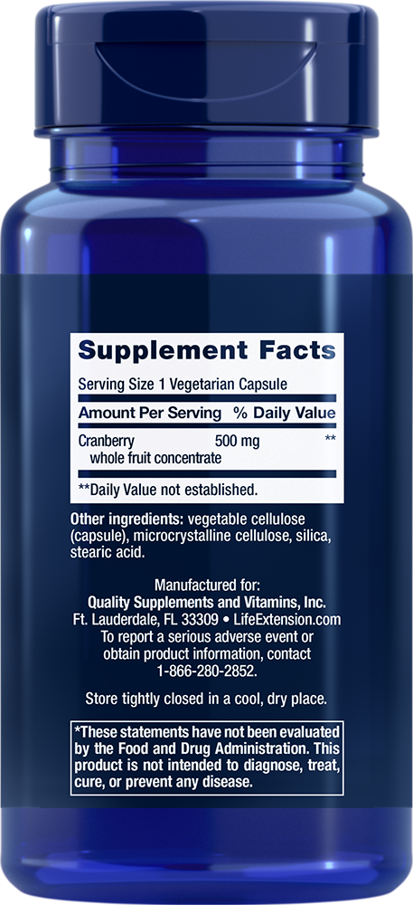 Cran-Max® , 500 mg, 60 cápsulas vegetarianas - newfoodsbr