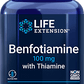 Benfotiamine with Thiamine, 100 mg, 120 cápsulas vegetarianas - newfoodsbr