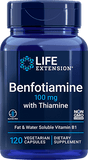 Benfotiamine with Thiamine, 100 mg, 120 cápsulas vegetarianas - newfoodsbr