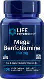 Mega Benfotiamine, 250 mg, 120 cápsulas vegetarianas