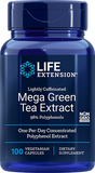 Lightly Caffeinated Mega Green Tea Extract, 100 cápsulas vegetarianas - newfoodsbr