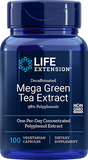 Decaffeinated Mega Green Tea Extract, 100 Cápsulas Vegetarianas - newfoodsbr