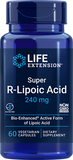 Super R-Lipoic Acid, 240 mg, 60 cápsulas vegetarianas - Life Products Br