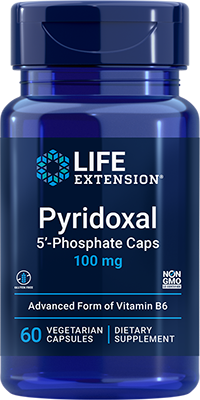 Pyridoxal 5'-Phosphate Caps, 100 mg, 60 Cápsulas Vegetarianas - newfoodsbr
