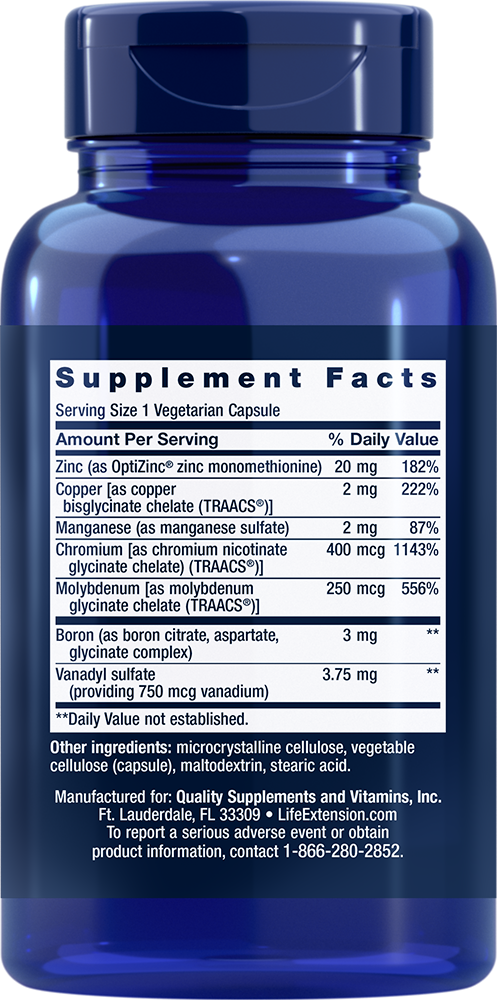Only Trace Minerals, 90 cápsulas vegetarianas - newfoodsbr