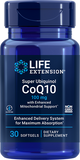 Super Ubiquinol CoQ10 com Suporte Mitocondrial Aprimorado, 100 mgs, 30 Softgels - Life Products Br