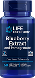 Blueberry Extract and Pomegranate, 60 cápsulas vegetarianas - newfoodsbr