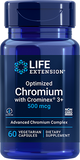 Optimized Chromium with Crominex® 3+, 500 mcg, 60 cápsulas vegetarianas - newfoodsbr