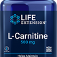 L-Carnitine, 500 mg, 30 cápsulas vegetarianas - newfoodsbr