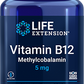 Vitamin B12 Methylcobalamin, 5 mg, 60 vegetarian lozenges - Life Products Br